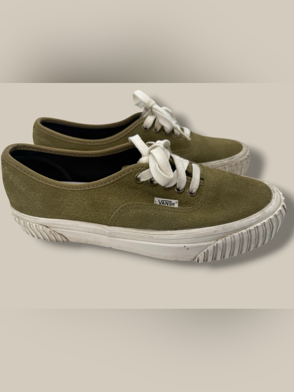 Vans Anaheim Factory Authentic 44 Lug DX – Olive Green Suede - Picture 4 of 10